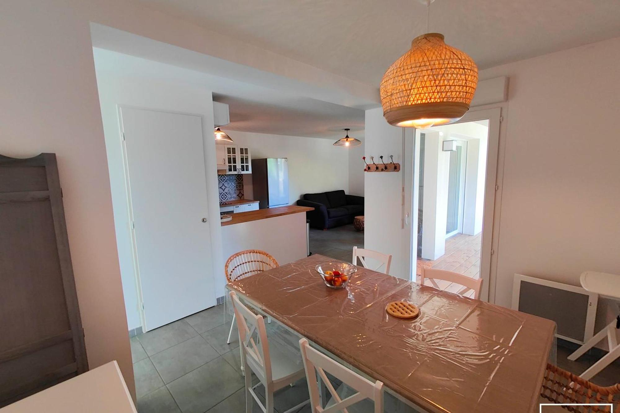 Superbe T3 Climatise Avec Wifi A 400M De La Plage Vias Exterior photo